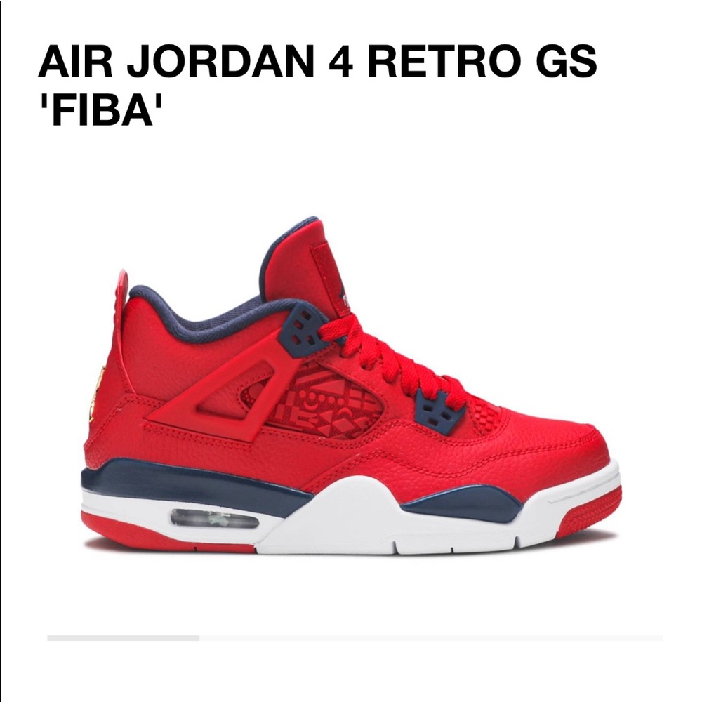 Nike Air Jordan 4 Retro (GS) gym Red
